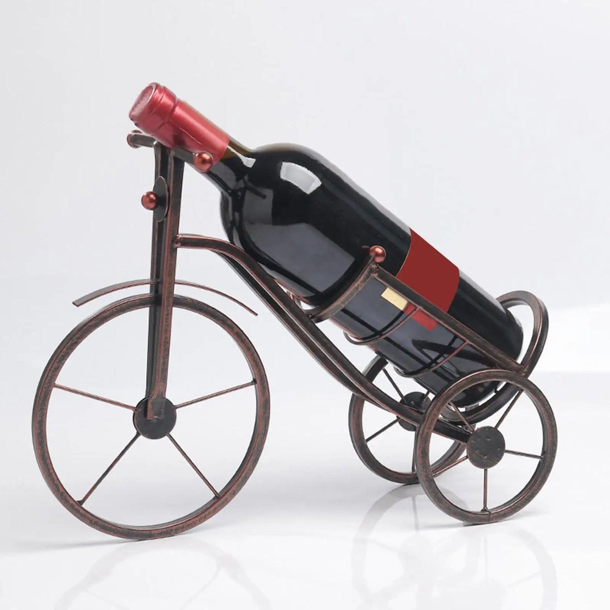 Retro Tricycle Iron Wine Rack – Tabletop Bottle Holder