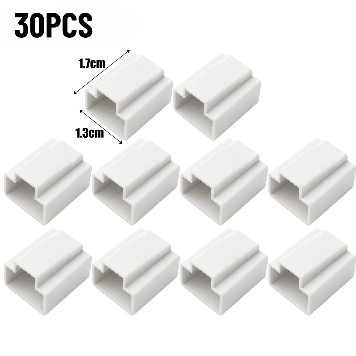 RJ45 Ethernet Connector Dust Caps – 10 to 50 Pack Protectors