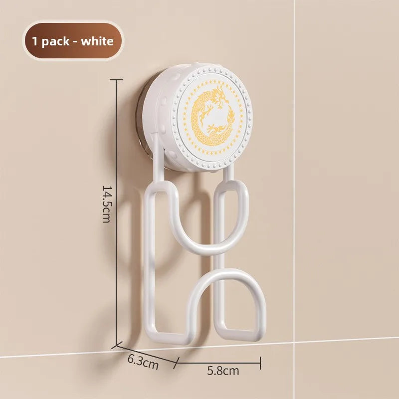 Suction Cup Wall Storage Rack – No-Drill Bathroom Shelf