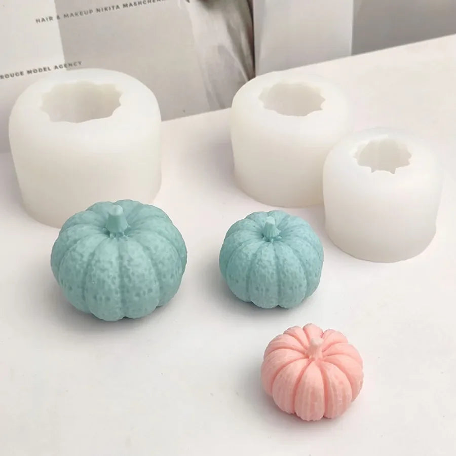 Halloween Pumpkin Silicone Mold – Candle Soap Resin Chocolate