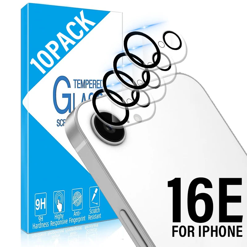 iPhone 16E Camera Lens Protector – 3D Tempered Glass Film