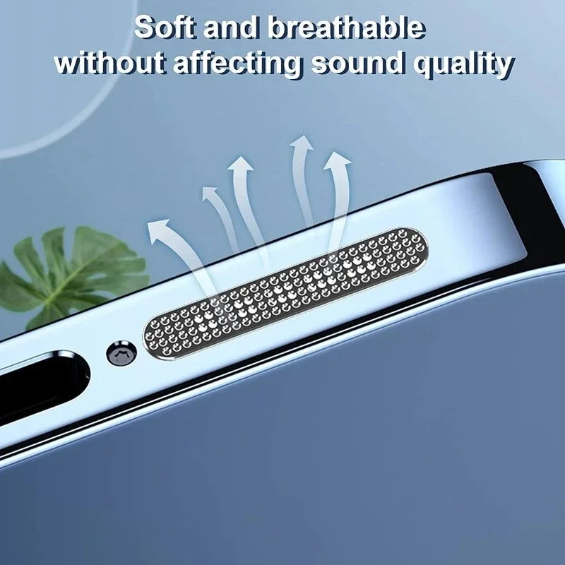 Metal Dust Mesh Kit for iPhone 15 14 13 12 11 – Speaker & Port
