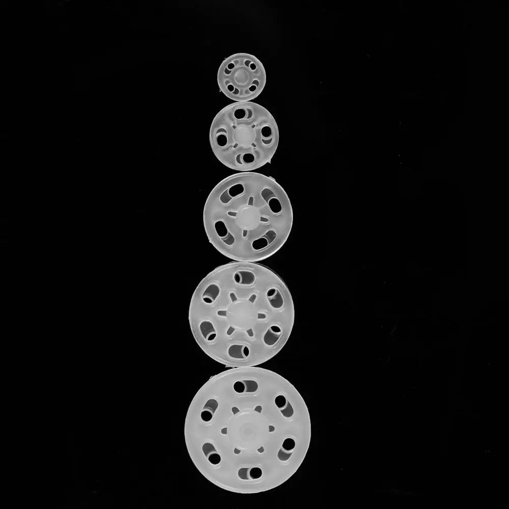 100pcs Plastic Snap Press Buttons – Sewing Fasteners Set