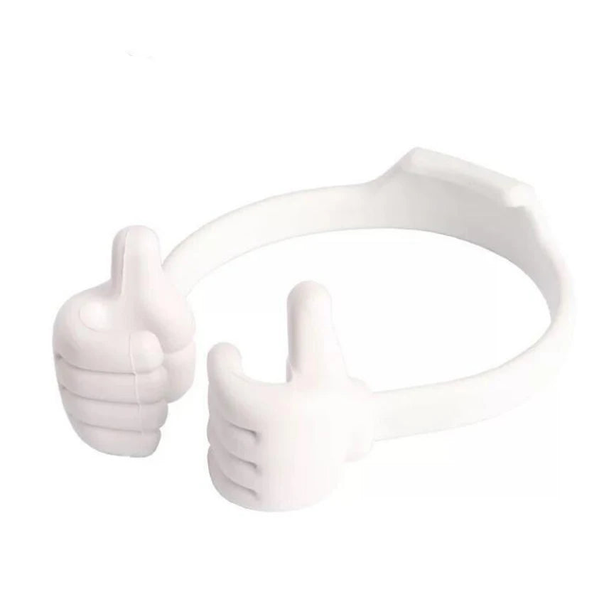 Thumbs-Up Phone Stand | Flexible Plastic Tablet & Phone Mount
