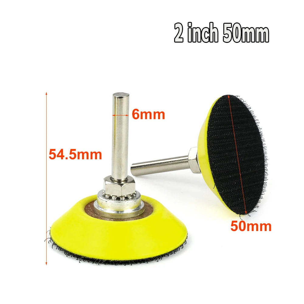 3" & 2" Hook & Loop Sanding Back-Up Pad | M6 Die Grinder