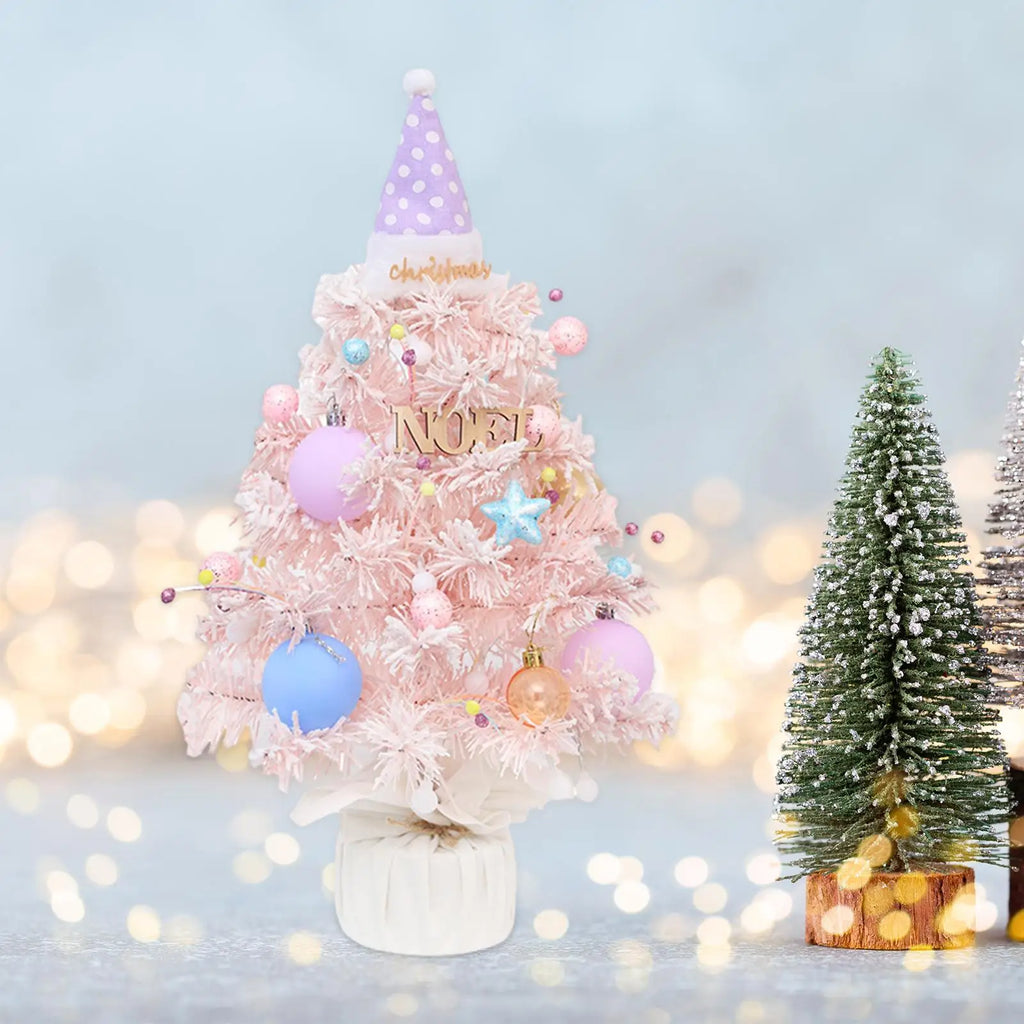 Mini Christmas Tree with Lights & Music Box | Tabletop Décor