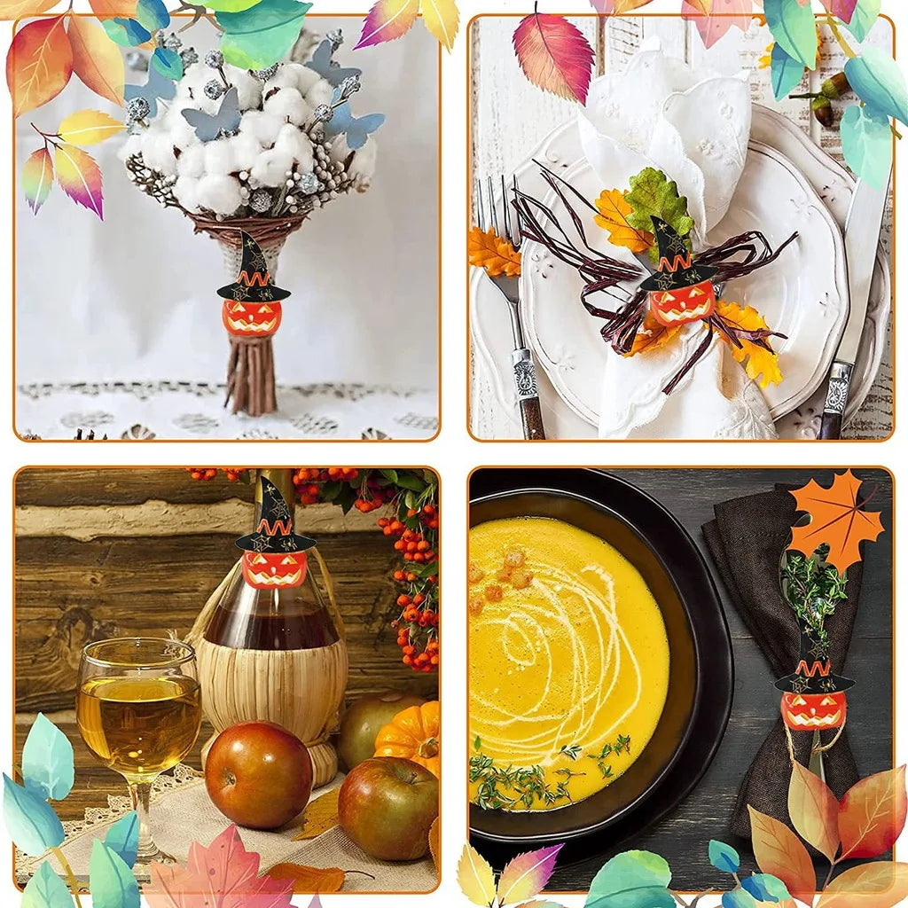 Halloween Pumpkin Napkin Ring | Alloy Festive Table Decor