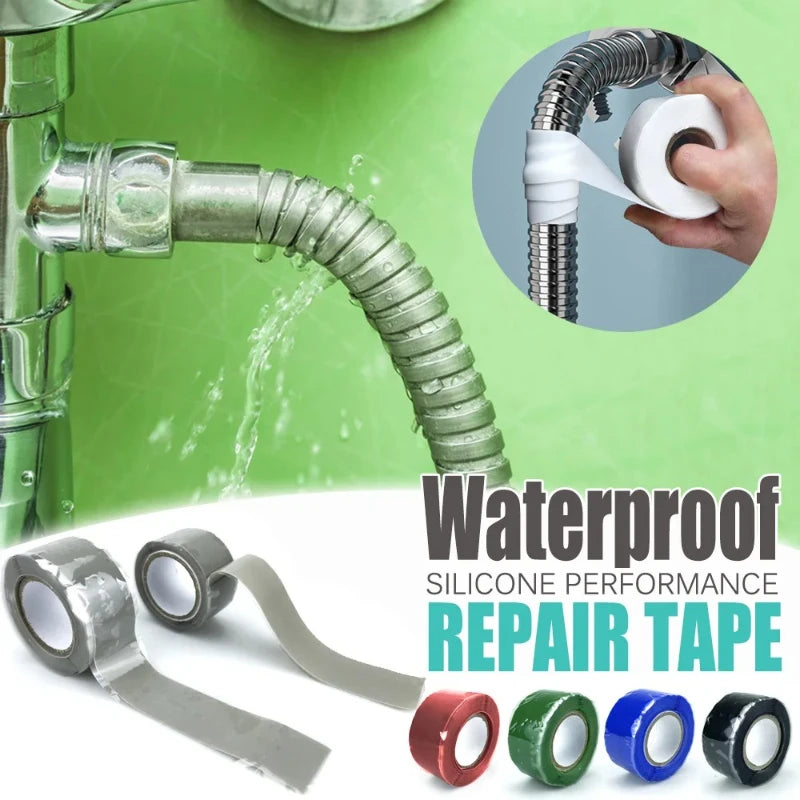 Self-Fusing Silicone Waterproof Pipe Repair Tape 1.5–3M