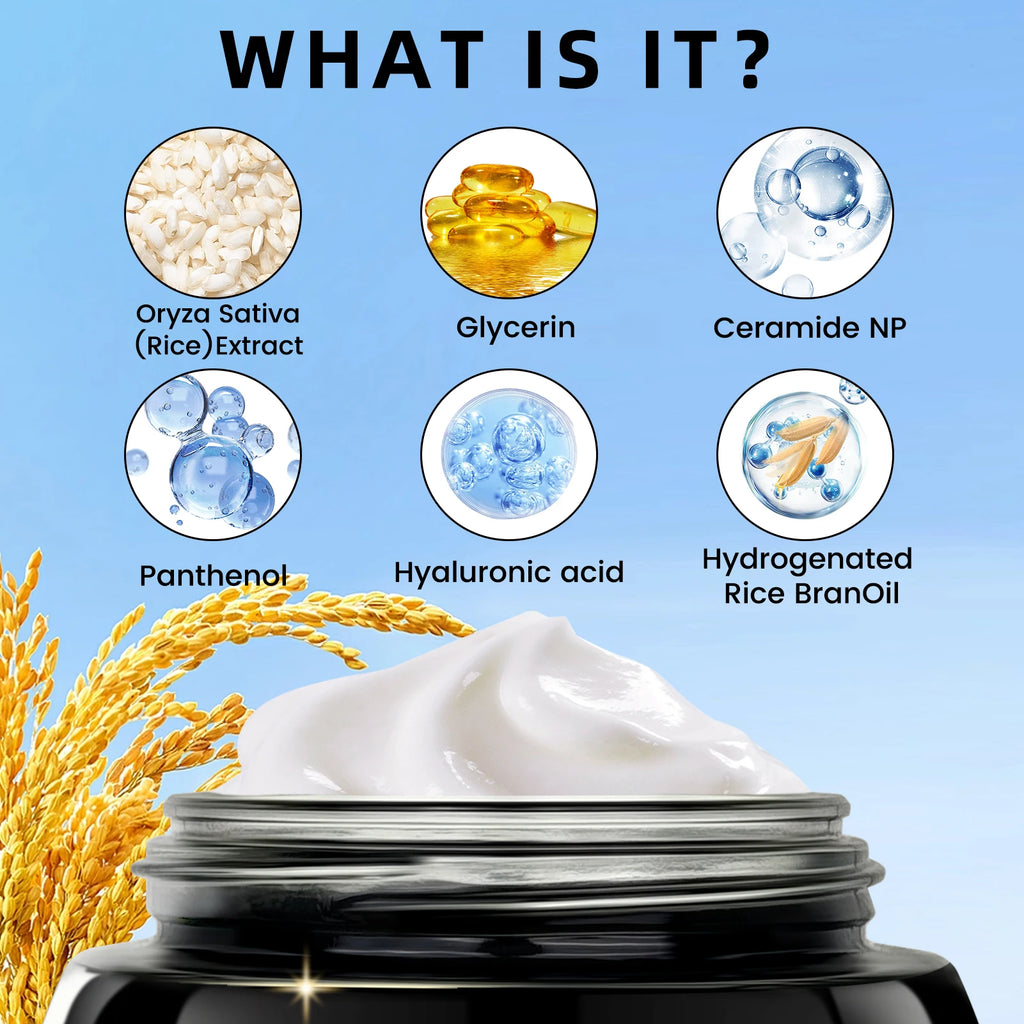Rice & Hyaluronic Acid Moisturizing Cream | Deep Nourishing