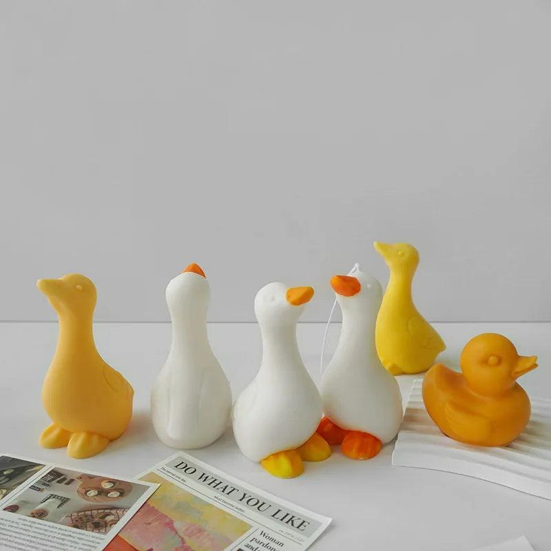 Large 3D Duck Silicone Mold – Candle, Soap & Resin Casting
