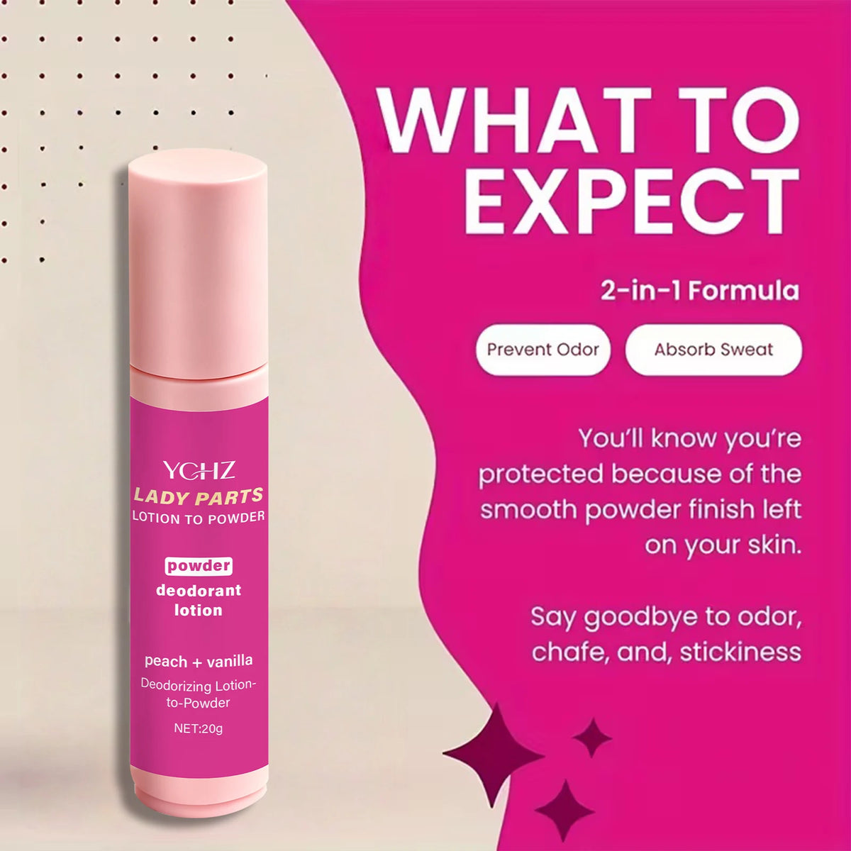 Women's Moisturizing Deodorant Stick – Peach Vanilla 72-Hr