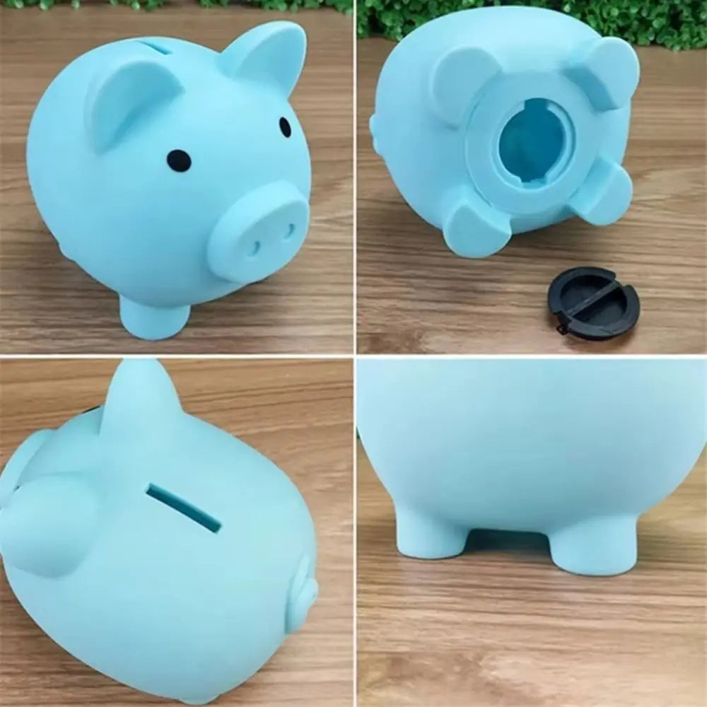 Pig Shape Piggy Bank with Savings Goals Counter | Reusable