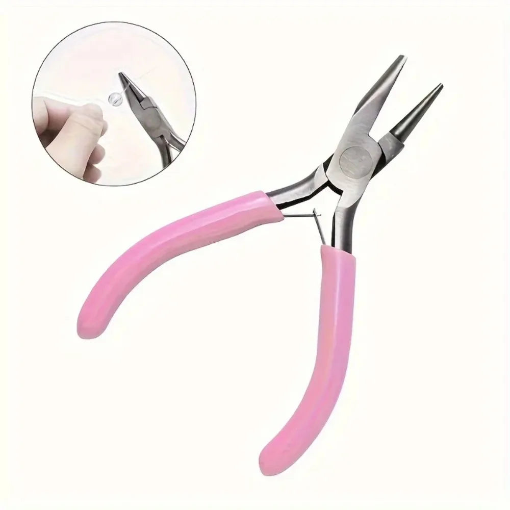 5-Inch Round Concave Pliers | Precision Jewelry Wire Loop Tool