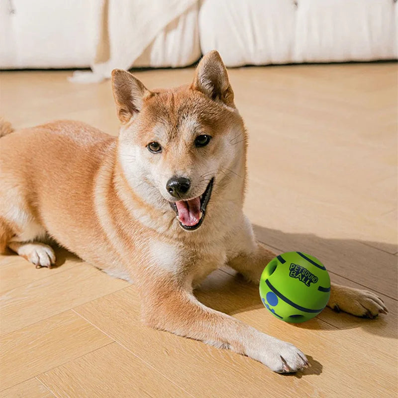 Interactive Giggle Ball – IQ Training & Mental Stimulation Dog Toy