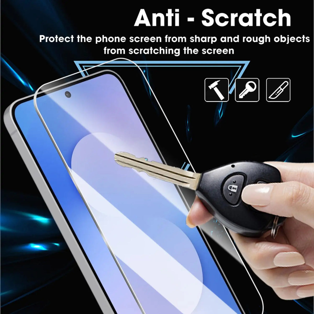 6-in-1 Samsung Galaxy S25 FE Tempered Glass Screen & Lens Guard