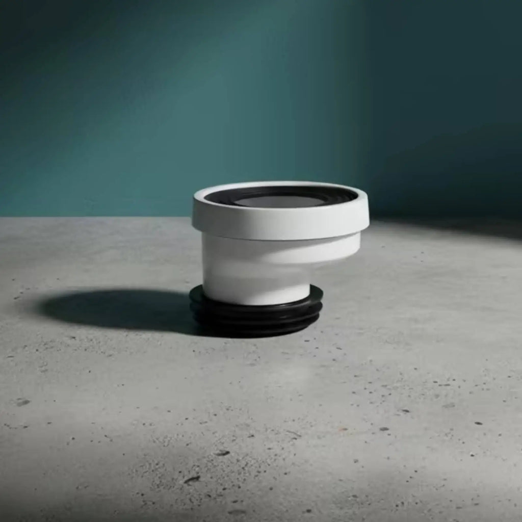 Offset Toilet Flange PP Rubber Leakproof Extension Connector