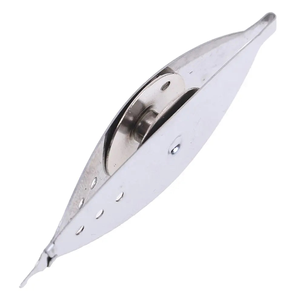 Metal Tatting Shuttle – Steel Bobbin for Lace & Crochet Crafts