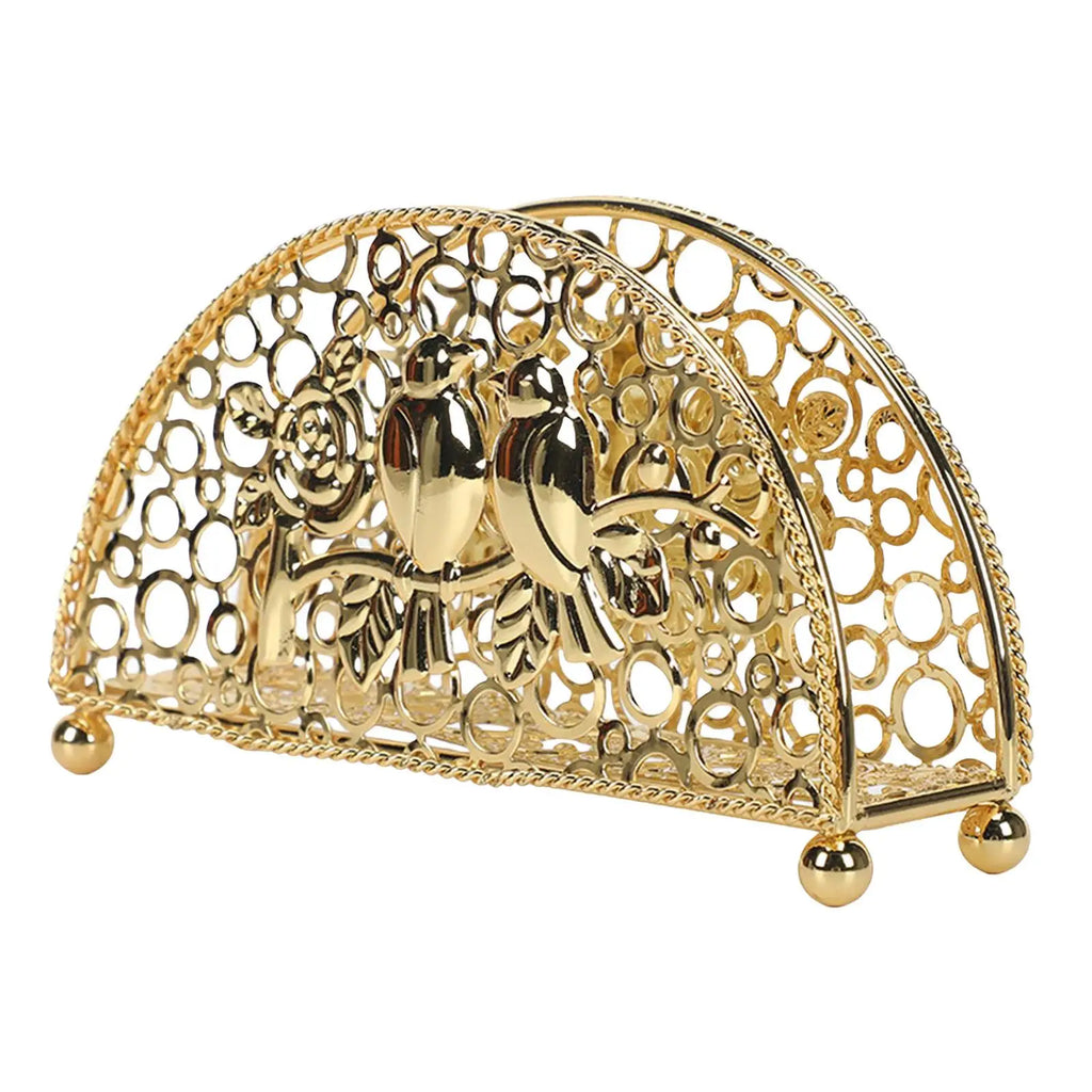 Kesoto Metal Iron Hollow Tissue Paper Holder & Organizer