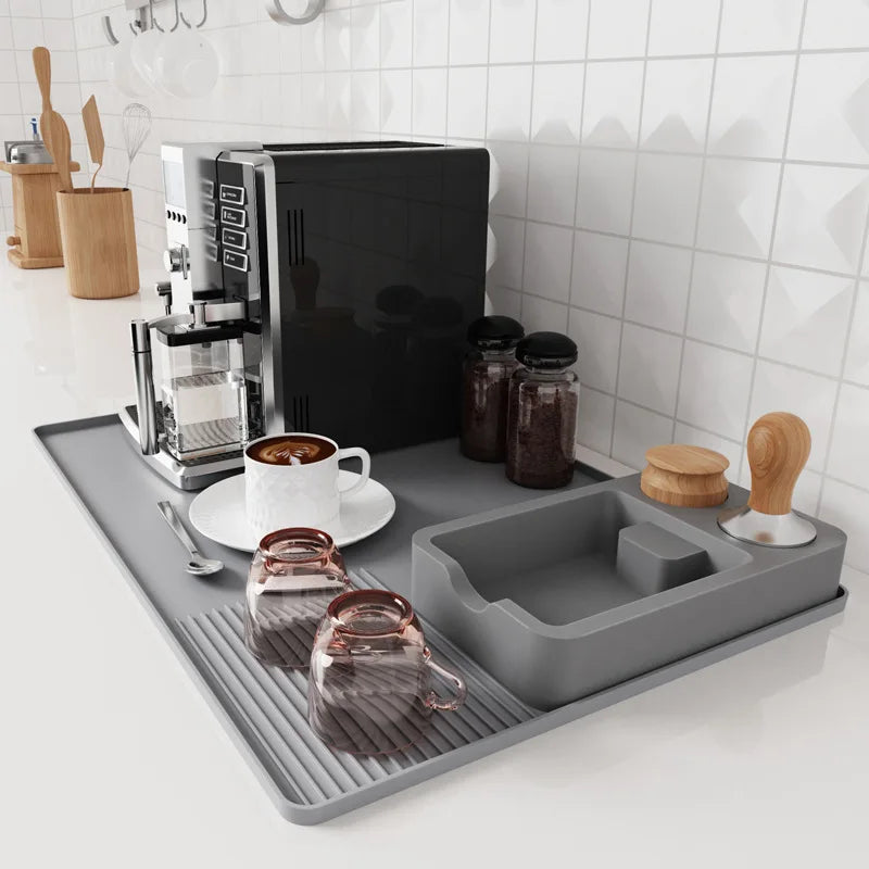 Silicone Espresso Tamping Mat – Non-Slip Coffee Station Pad