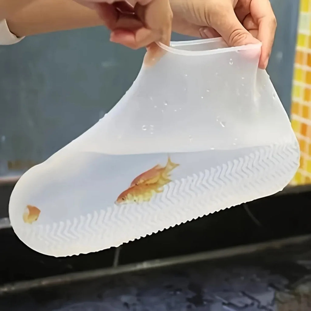 3-Pack Waterproof Silicone Shoe Covers – Reusable Boot Protectors