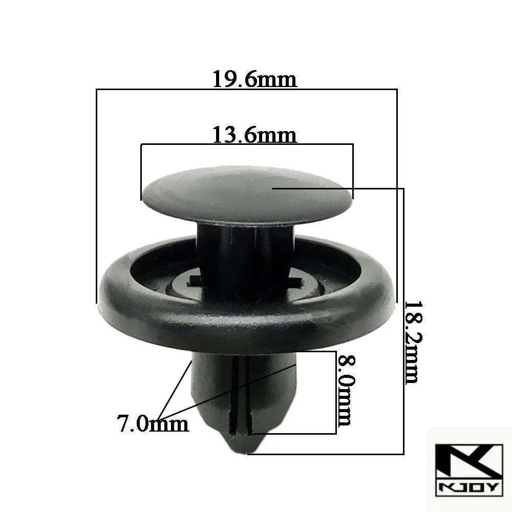 50-Pack Toyota Push Rivet Clips – Door Panel Fasteners | kkjoy