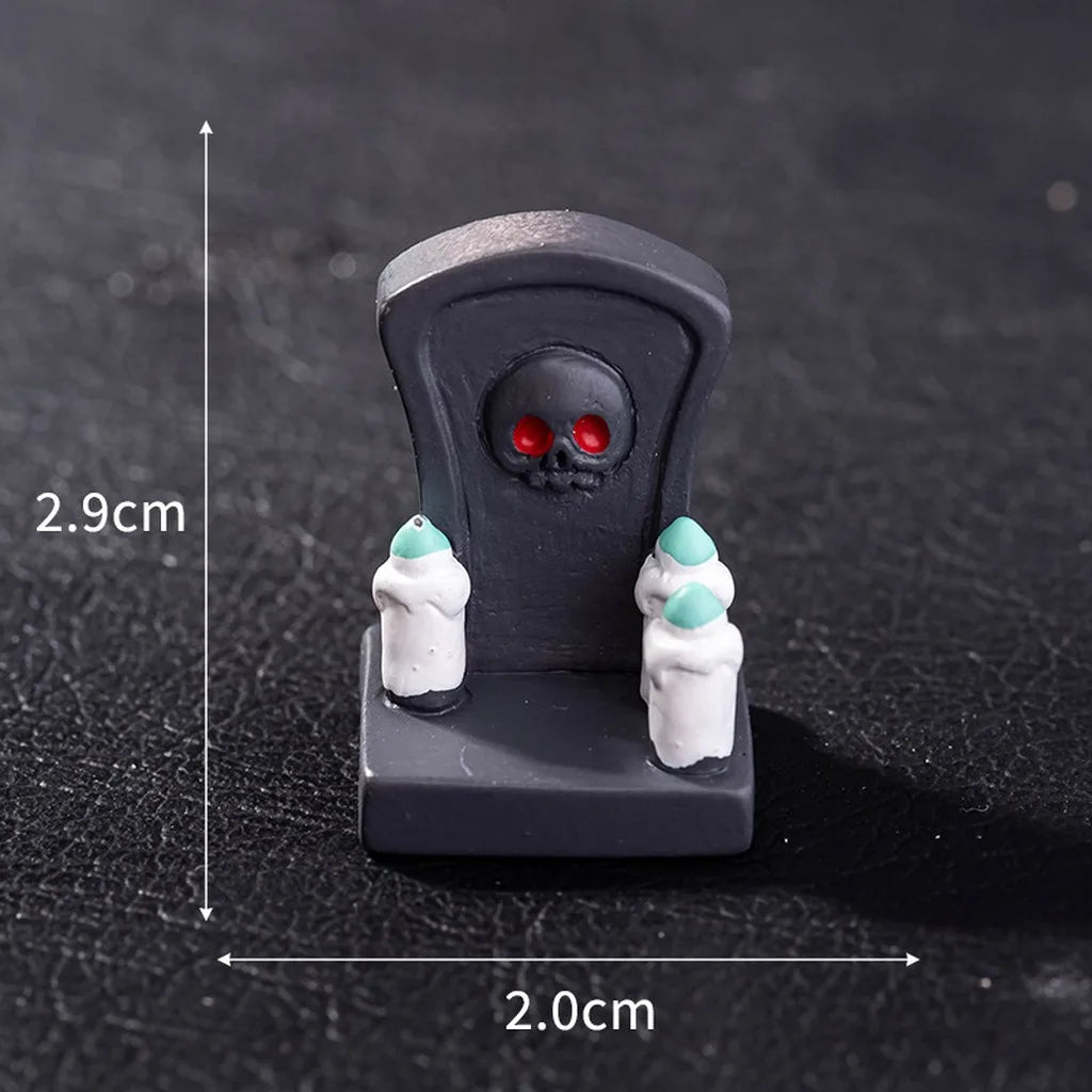 Resin Miniature Halloween Figurine | Desktop Holiday Décor