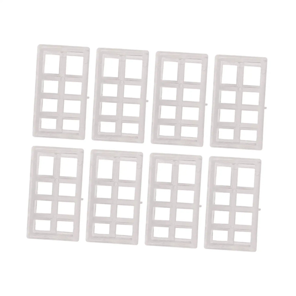 Clear Acrylic Window Blind Bracket Spacers – 8-Pack