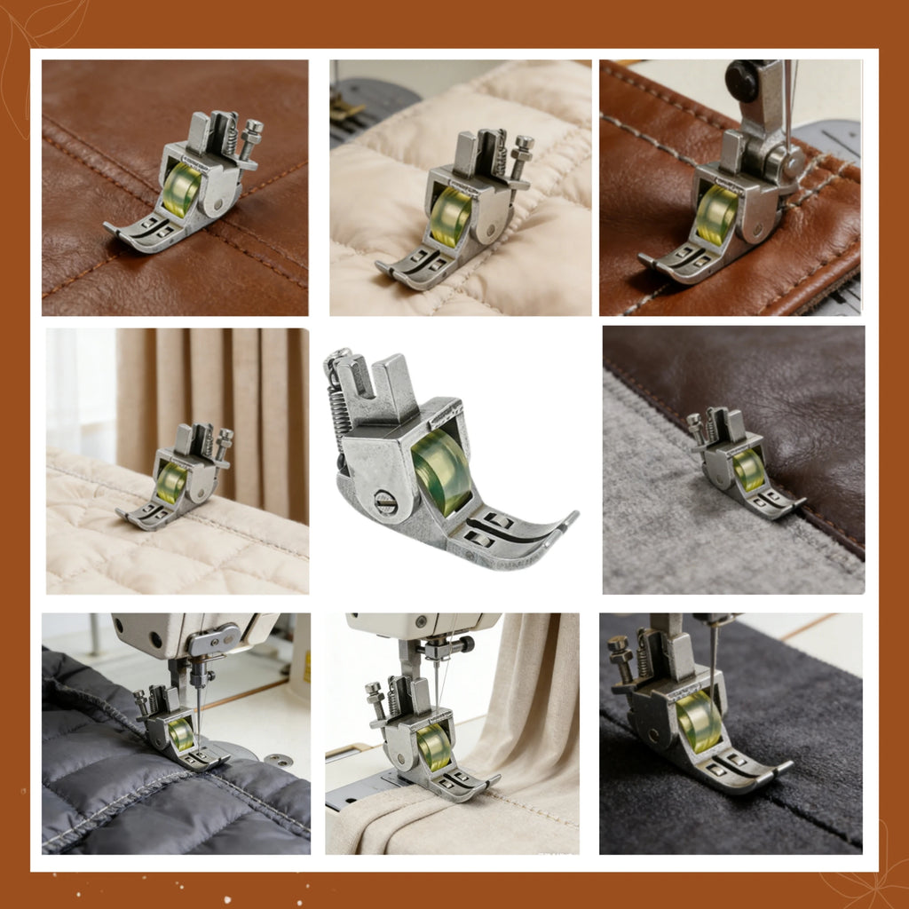 3 Roller Even Feed Presser Foot – Adjustable Industrial Sewing
