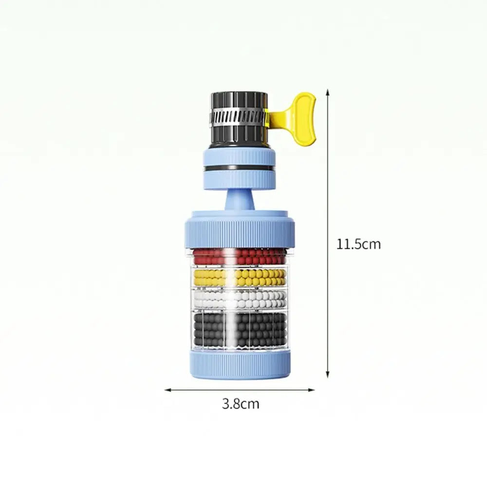 360° Rotatable 6-Layer Faucet Filter & Bubbler Extender