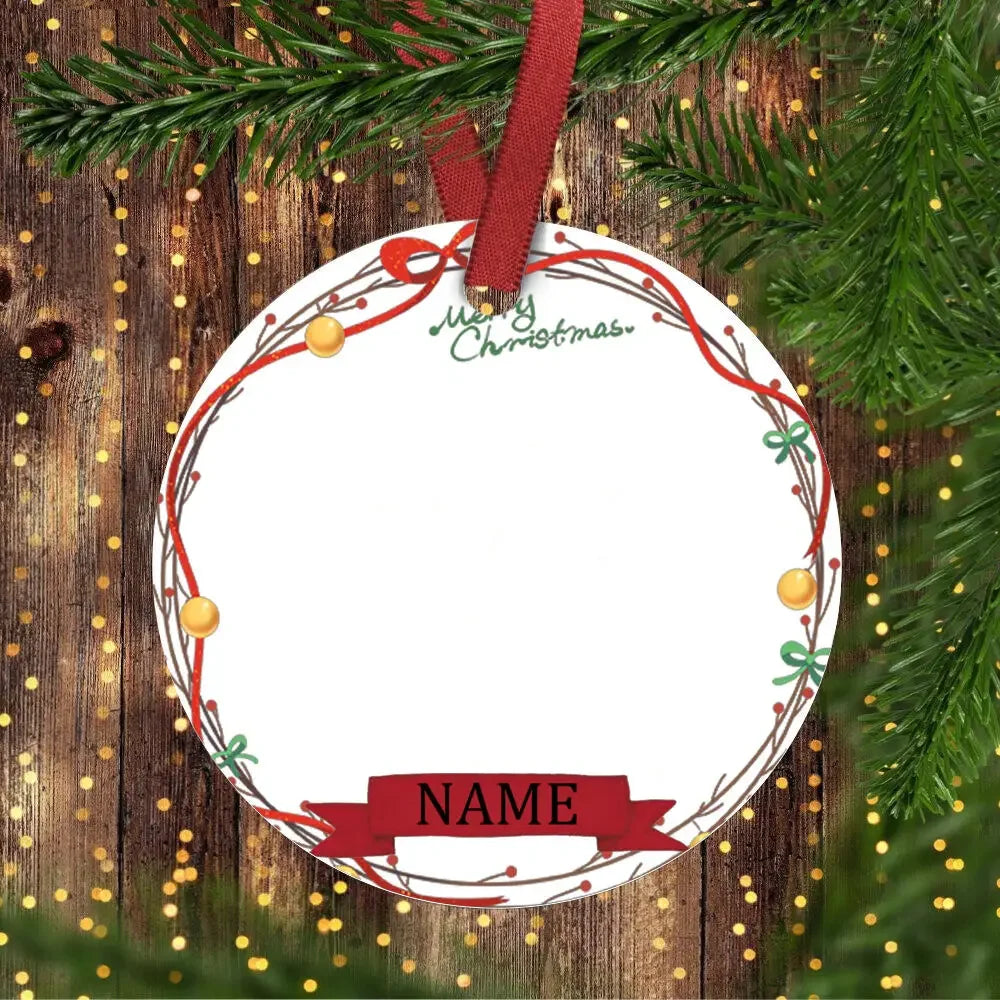 Personalized Baby's 1st Christmas Ceramic Photo Ornament
