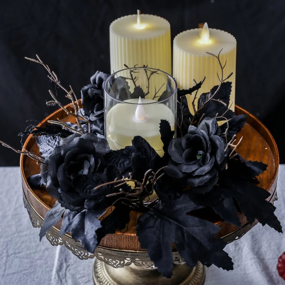 Autumn Berry Harvest Wreath – Maple Leaf & Pumpkin Décor