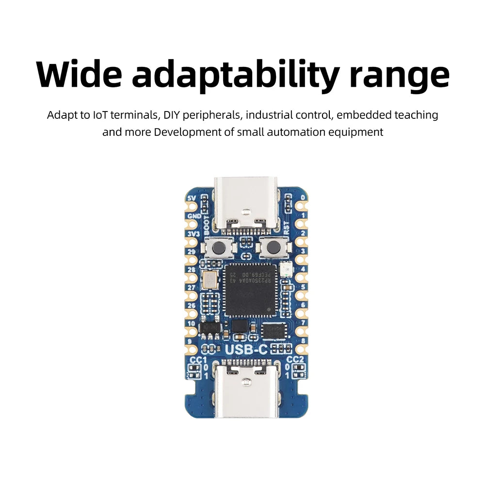 RP2350A Dual-Core Mini Dev Board | Dual USB-C | 150MHz