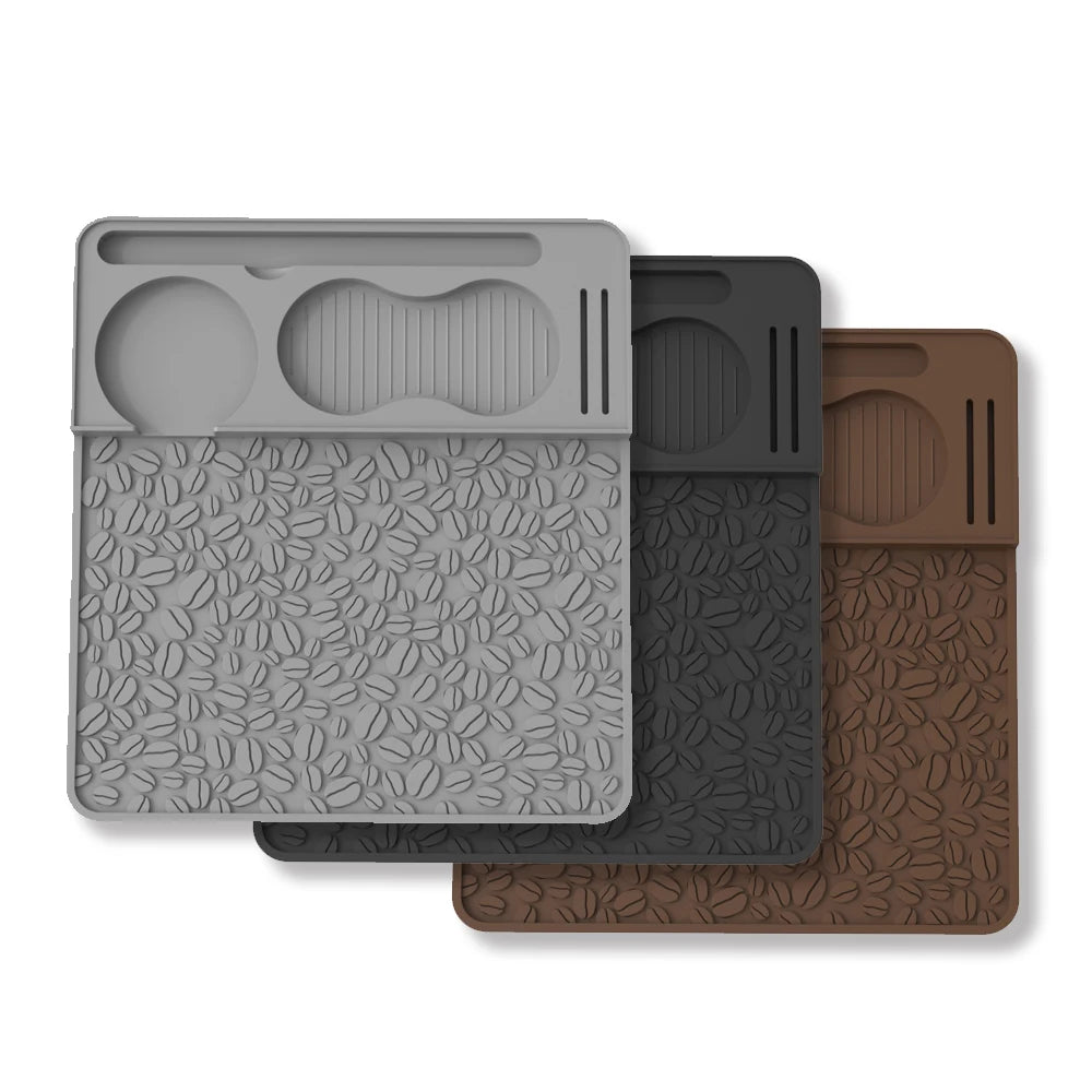 VIKAMA Silicone Coffee Mat – Non-Slip Espresso Tamping Pad