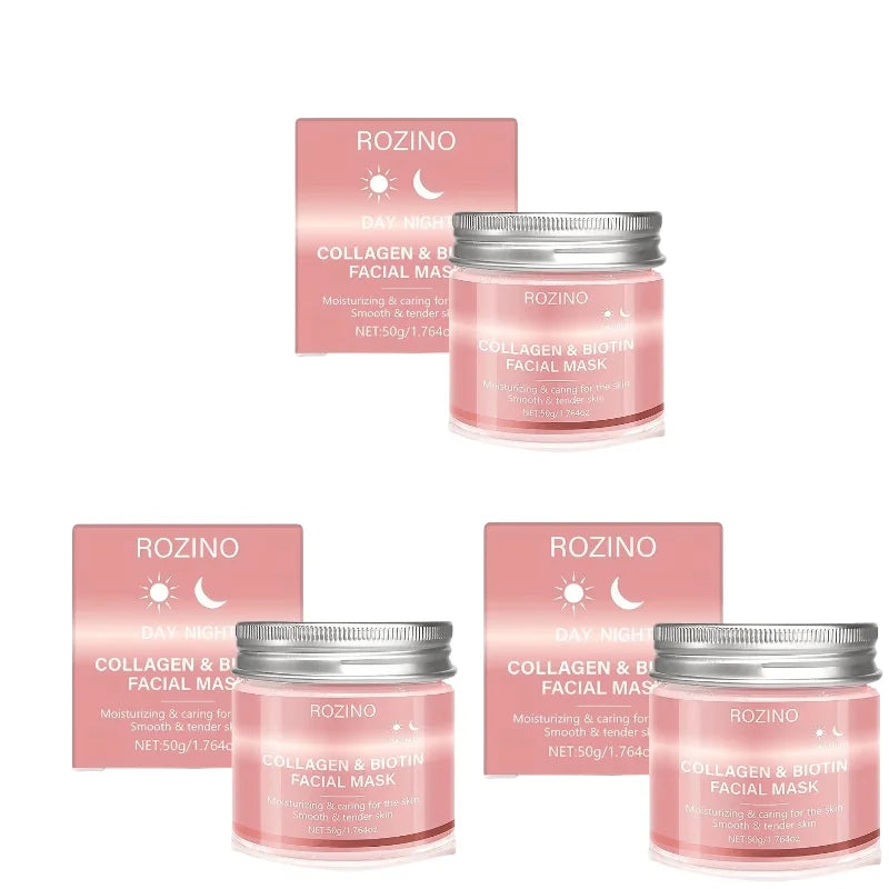 ROZINO Biotin Collagen Peel-Off Day & Night Face Mask