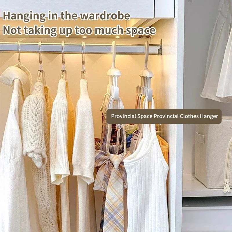 360° Rotating 12-Hook Hanger | Space-Saving Closet Organizer