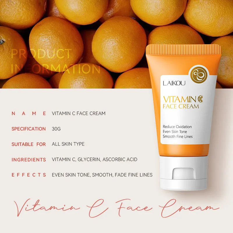 LAIKOU Vitamin C Sakura Face Cream – Moisturizing & Brightening