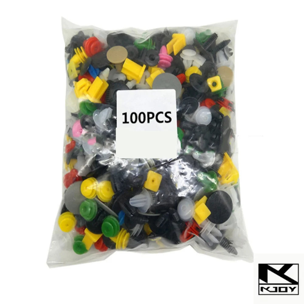 kkjoy 100PCS Plastic Bumper Trim Clips | Universal Car Fasteners