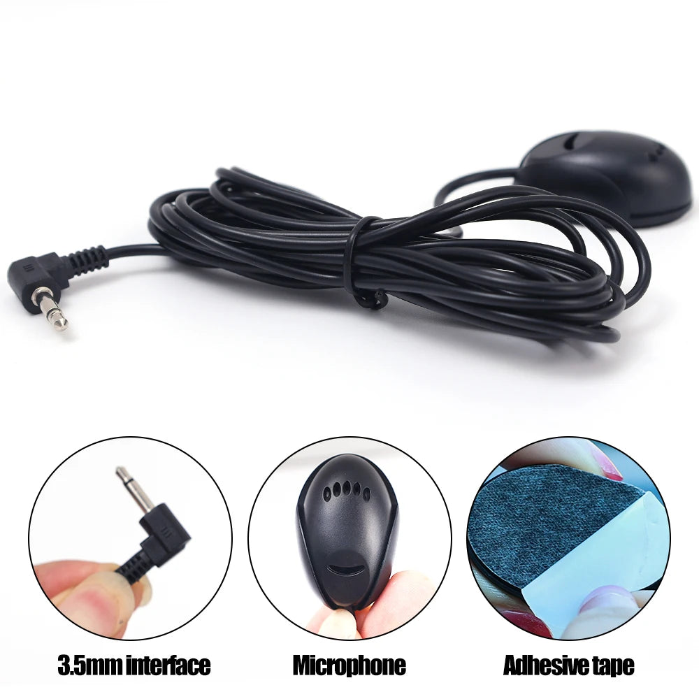 Bluetooth Car Microphone 3.5mm External Mic 3M – Self-Adhesive