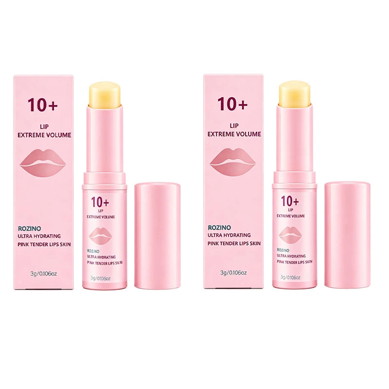 ROZINO Plumping Peach Lip Balm – High Gloss Moisturizer