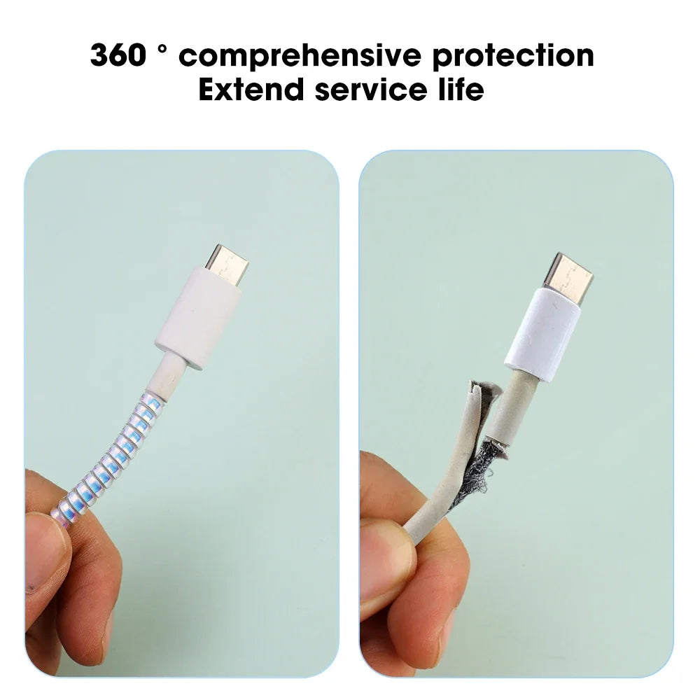 iPhone Charger Case & Cable Winder Kit | TPU 18W 20W Organizer