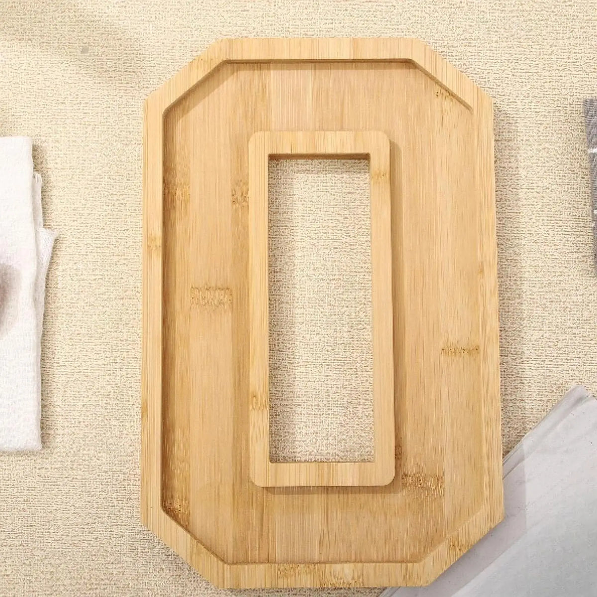Wooden Number Serving Tray Set of 2 – Appetizer & Party Platter