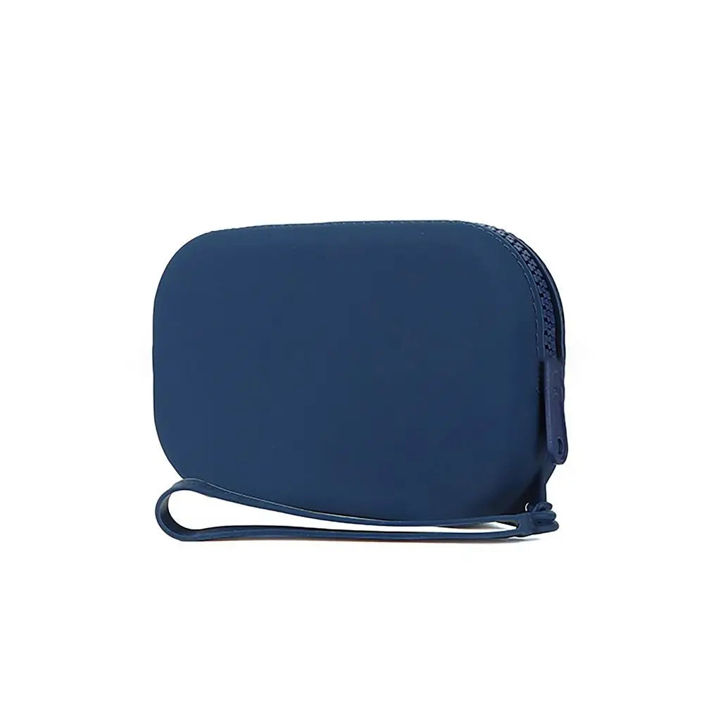 Silicone Cosmetic Bag – Waterproof Zipper Organizer & Coin Purse