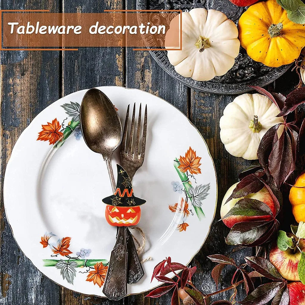 Halloween Pumpkin Napkin Ring | Alloy Festive Table Decor