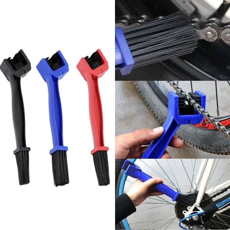 Motorcycle Chain Scrubber Brush – Angled Stiff Bristles