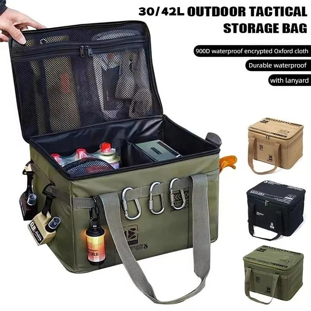 Foldable Waterproof Camping Storage Bag 30L/42L | Oxford