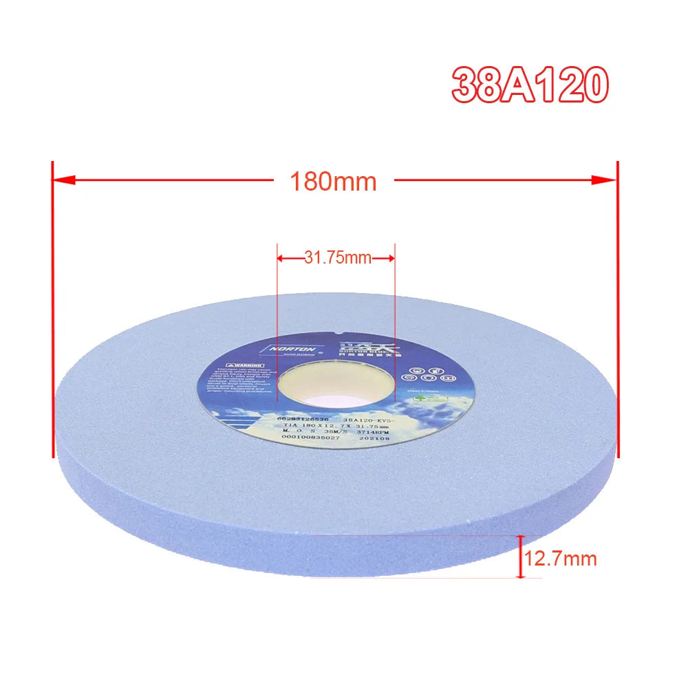 White Corundum Ceramic Grinding Wheel 180mm – Alloy Steel