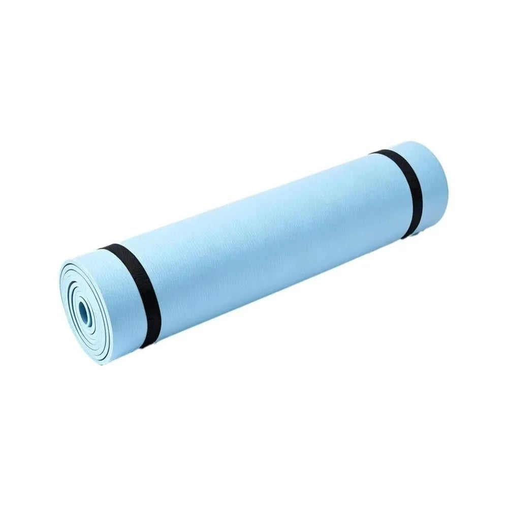 Non-Slip EVA Yoga & Pilates Mat 6mm Thick 180×50cm