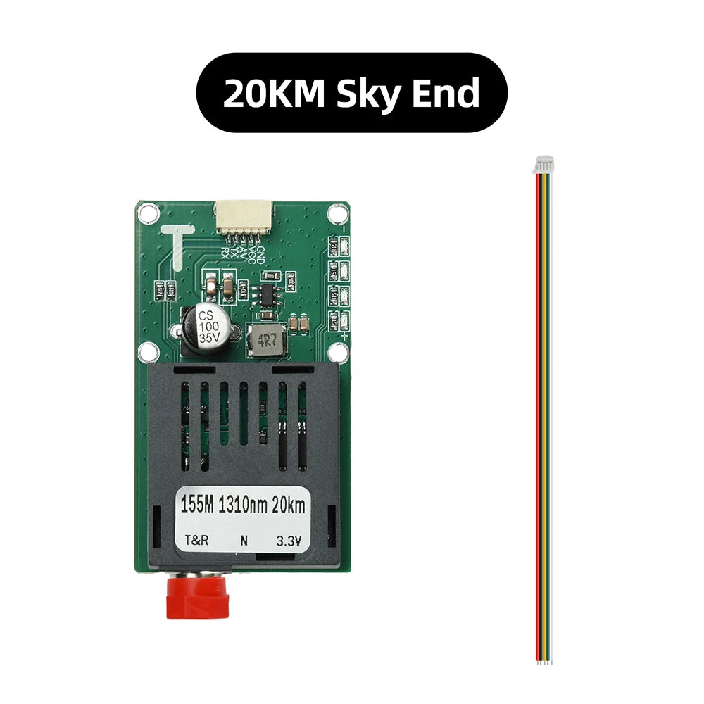 TTL Fibre Optic Transceiver Module for Drones – 20/40/60 km