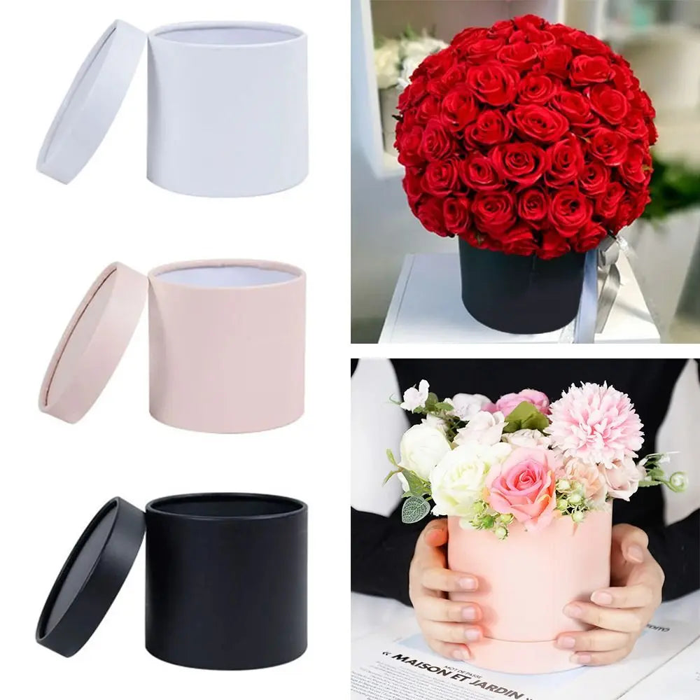 Flower Gift Box Paper Basket Rose Wrapping – 7 Styles