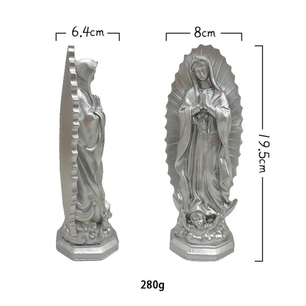 Our Lady of Guadalupe Resin Statue | Mexican Religious Decor